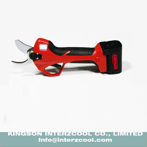 Cordless pruner and cordless pruning shear
